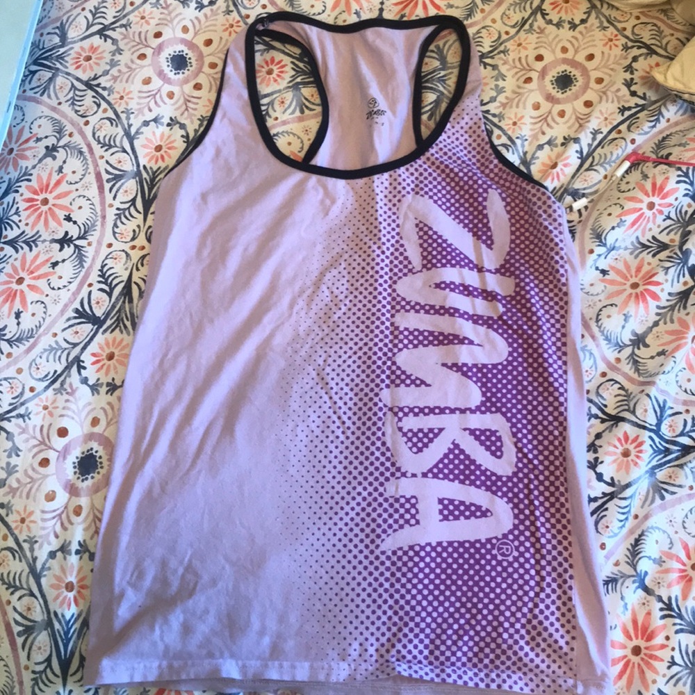 Purple Zumba tank top